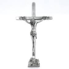 30 oz Silver Antique Finish The Passion Statues - Silver com™