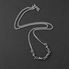 Barbed Wire Chain Necklace - Men's Necklace - Waterproof Chain Necklace - Stainless Steel Jewelry for Men - Men's Gifts by Modern Out - Etsy Hong Kong