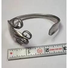 WM Rogers | Jewelry | Unique Vintage Handmade Wiilliam Rogers Sons Silver Fork Bracelet | Poshmark