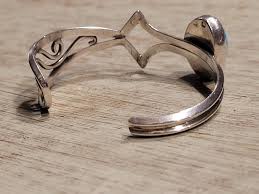 Unique Asymmetric Vintage Turquoise Cuff - Etsy