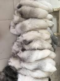 50pcs Natural Marble Fox Tail Cross Fur Tail Keyring Cosplay ...