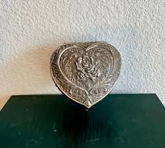 Vintage Footed Jewelry Box - Etsy