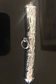 Vintage Victorian Style Sterling Silver Sewing Needle ...