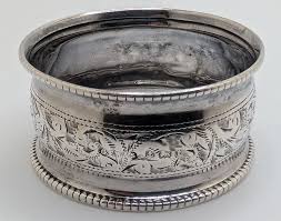 Antique English Sterling Silver Napkin Ring "BN" or "NB ...