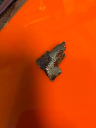 Piece of shrapnel from WWII airplane cockpit