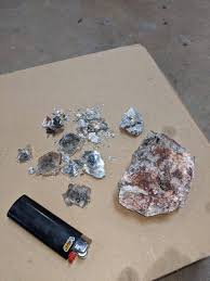 What is this flaky, shiny material? Found in an early 1900's ...