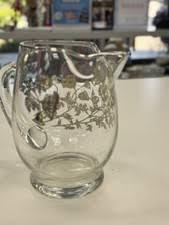 Glass Clear Floral Jug & Pitchers for sale | eBay
