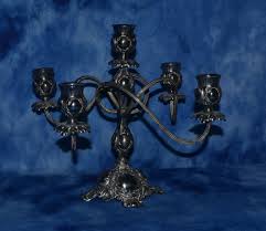 PAIRPOINT QUADRUPLE PLATE 5 CANDLE CANDELABRA CANDLEHOLDER # 6124 1/2 HALLOWEEN | eBay