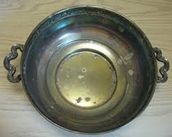 Silver Plate Casserole Vegetable Pilgrim Bowl Trade Mark of ...