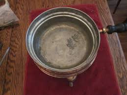 1 Middle Eastern Copper Broiler or Chaffing Pot, Heavily ...