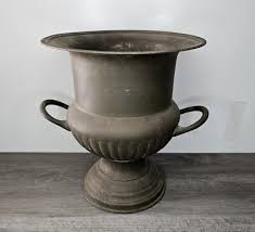 Vintage Leonard Brass Silver Cauldron Planter Champagne ...