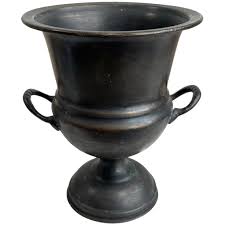 Vintage French Handles Dark Bronze Coloured Goblet Trophy ...