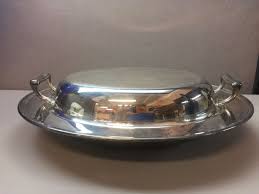 Antique Forbes Silver Company Covered Platter Plate Dish 12x9.25 Silverplate | eBay