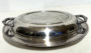 Vintage Silver Plated Vegetable Serving Dish with Cover | eBay