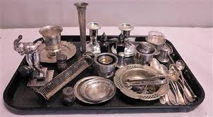 Lg Tray Lot Of Sterling Silver