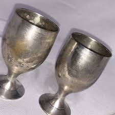Lot Of 2 Leonard EPNS Silver Plate Liquor Cordial Goblet Cups - 2 3/4" | eBay
