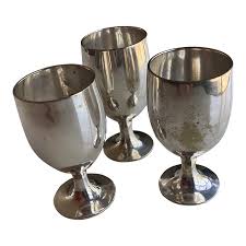 Vintage Leonard Silver Plated Cordials- Set of 3 | Chairish