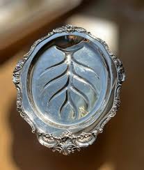 1940s Baroque Wallace Silver-Plate Serving Meat Platter | Chairish