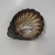 Vintage EBW & S Silverplate Shell Scallop Dish | eBay