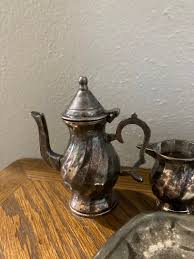 Silver Plate Miniature Tea Set, Department 56 Tea Set, Vintage Tea Set, Teapot Set, Mini Tea Set, Small Tea Pot, Small Tea Set - Etsy
