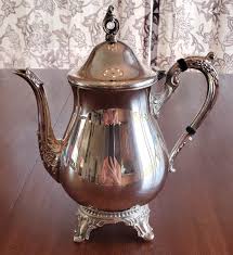 Vintage Silverplate Tea Coffee Pot Hansen Silver | eBay
