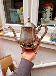 Teapot Vintage Metal Silver Plated - Etsy