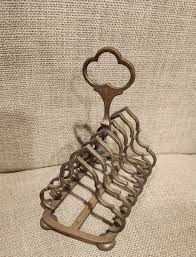 Antique Silver Plate Toast Rack / Letter Rack 6 Slice ...