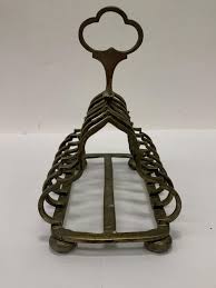 Sold at Auction: English Pewter Toast Rack