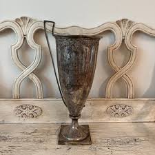 Large, Vintage Baseball Trophy Cup From 1916 - Missing One Handle - Beautiful Tarnished Aged Patina - Etsy