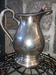 Antique 8.75” Water Pitcher EPCA BRISTOL POOLE Ice Guard ...