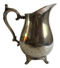 Vintage Wm Rogers Silver Plated Pitcher | Chairish