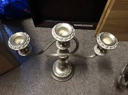 3 Branch Silver Plate Candelabra and Rose Bowl | eBay
