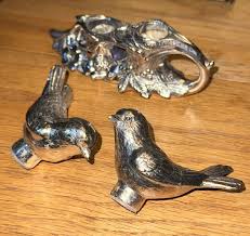Vintage ELEANOR CLAIRE Custom Silver Bird Salt & Pepper ...