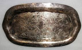 COLLECTABLE OXFORD SILVER PLATE S P COPPER 738 TRAY | eBay