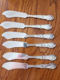 SIX Vintage Silverplate Butter Spreaders 'LILY ' 1908 WM. ROGERS & SON | eBay