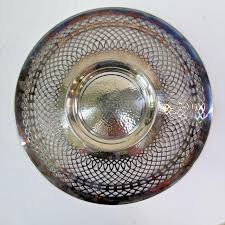 Art Deco WC NS 3083 N Silver Pierced Dish Diameter 10 ...