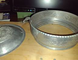 VTG Hammered Aluminum Lot Of 11 Pieces: Trays, Coasters, Casserole Caddy | eBay