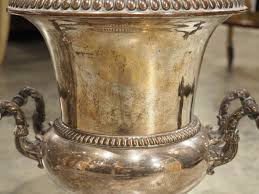 Pair of Antique French Silver Plated Champagne Buckets, Paris, 19th Century | Chairish