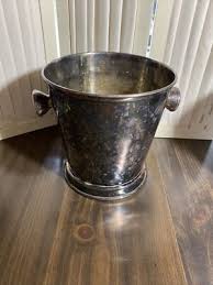 Julia Knight Wine Cooler Ice Bucket Handmade In India Silver ...