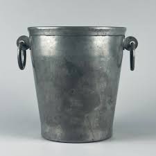 Vintage Pewter Ice Bucket – Wine or Champagne Cooler – Mid ...