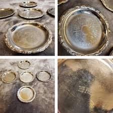 vintage silver coasters products for sale | eBay
