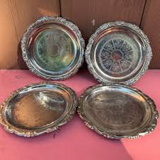 Coasters Silver Plated Plate EP Steel Hong Kong Set of 4 Coaster Wine Coasters Antique Vintage Barware - Etsy Australia