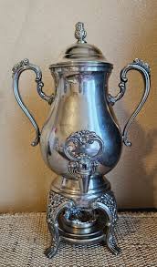 REED & BARTON Sheffield Silver Co SAMOVAR COFFEE TEA URN ...