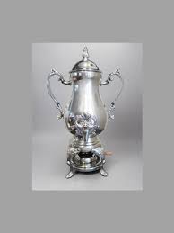 Vintage Silver Plate Coffee Urn With Burner 25 Servings ...