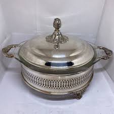 Vintage Pyrex 023 1 1/2 Qt. Casserole Dish With Metal Stand ...