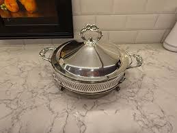 Vintage Raimond Silverplate Serving Dish | Chairish