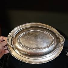 Silver Plated Vegetable Dish Oval Covered Serving Dish Decorative Vintage Lid | eBay Australia