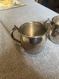 NOS VINTAGE SILVER PLATE FANCY BABY CUP FB ROGERS NEW OLD ...