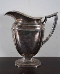 Antique 1921 Pairpoint Sheffield Golf Club Trophy Drink Pitcher Silver Plate 9"