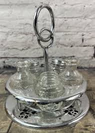 Vintage Cruet Condiment Carousel Tray | eBay